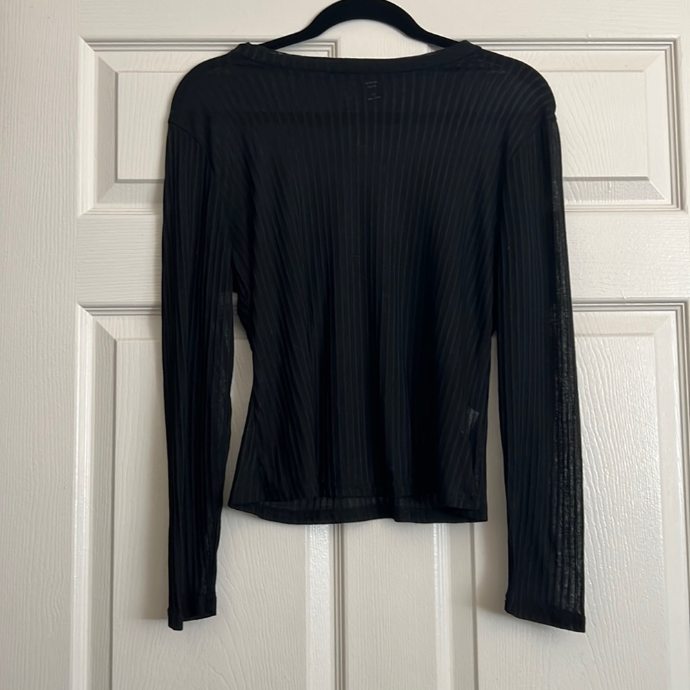 SHEIN black mesh top